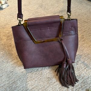 Anthropologie vegan leather crossbody purse. NWOT